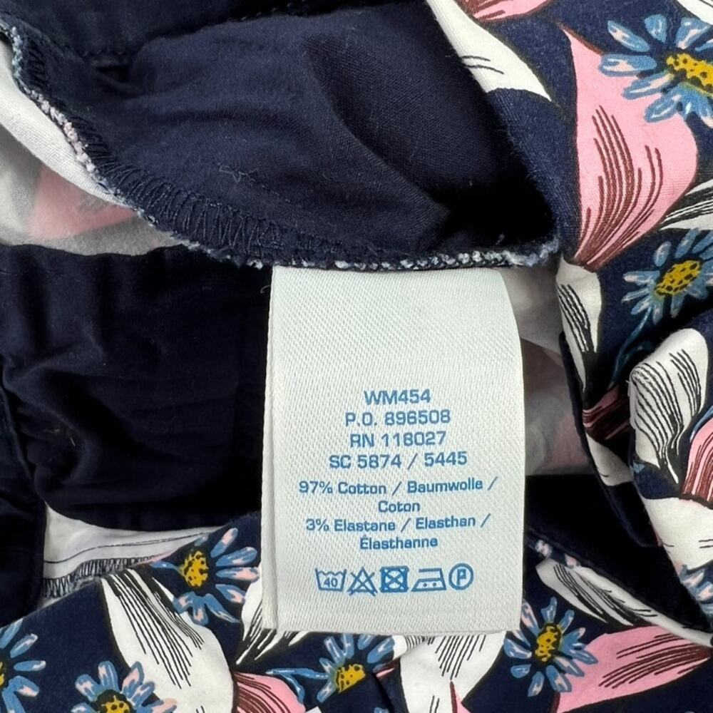 Boden Richmond Floral Crop Pants WM454 Size 6 Petite - Picture 5 of 9